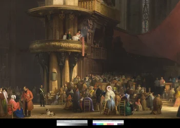 Innenansicht des Mailänder Doms, Italien, 1840